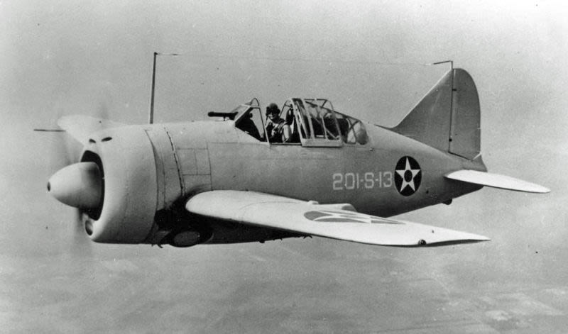 Brewster F2A-1 Buffalo of the US Navy in 1941 (US Navy)
